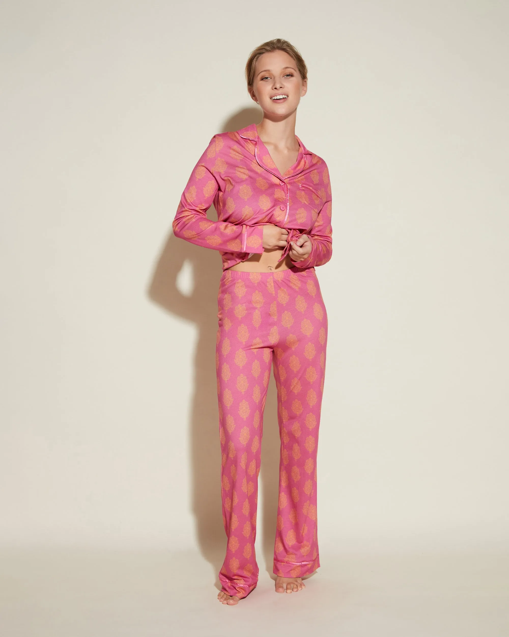 Ensemble Pyjama Haut À Manches Longues Et Pantalon
