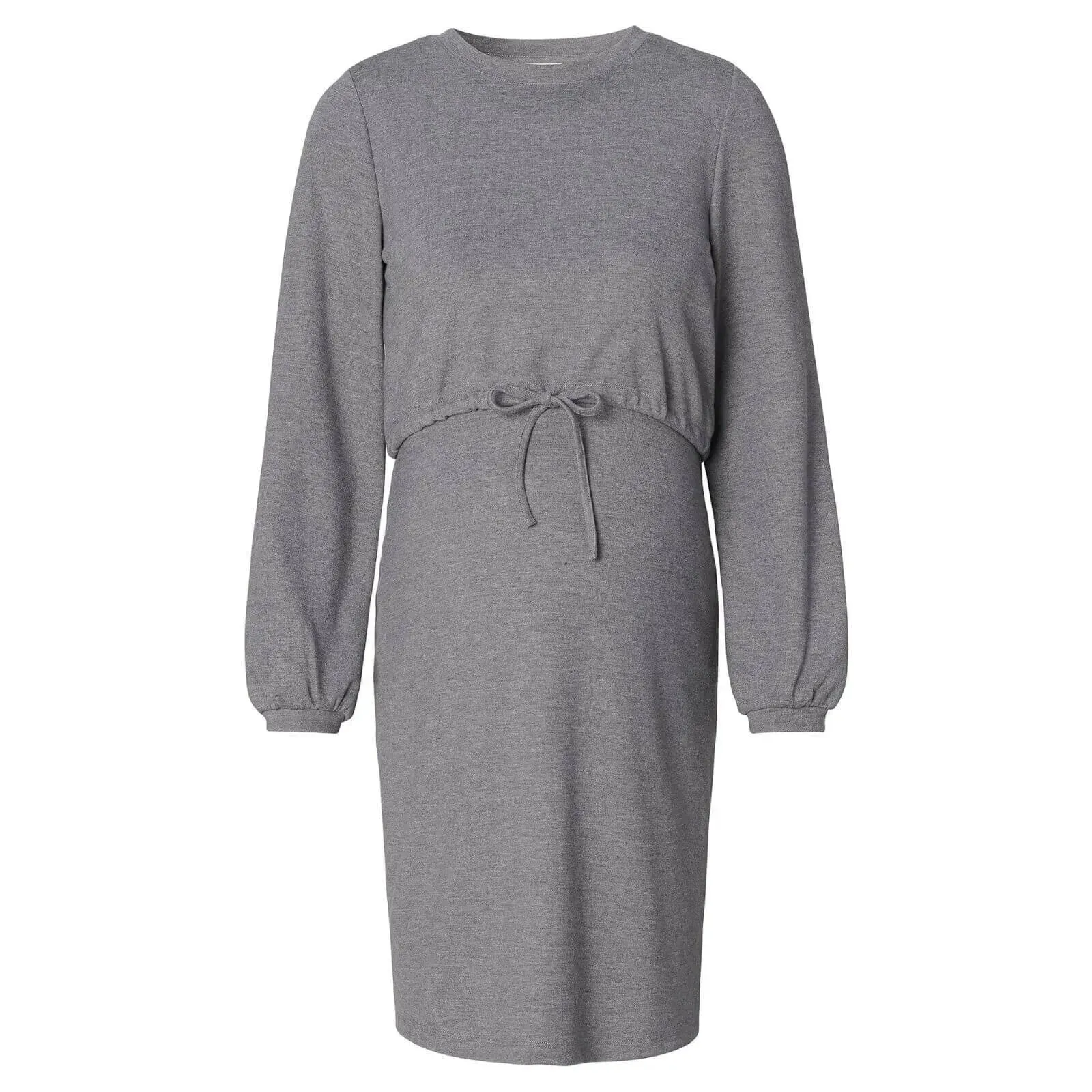 Esprit Long Sleeve Jersey Dress - Medium Grey