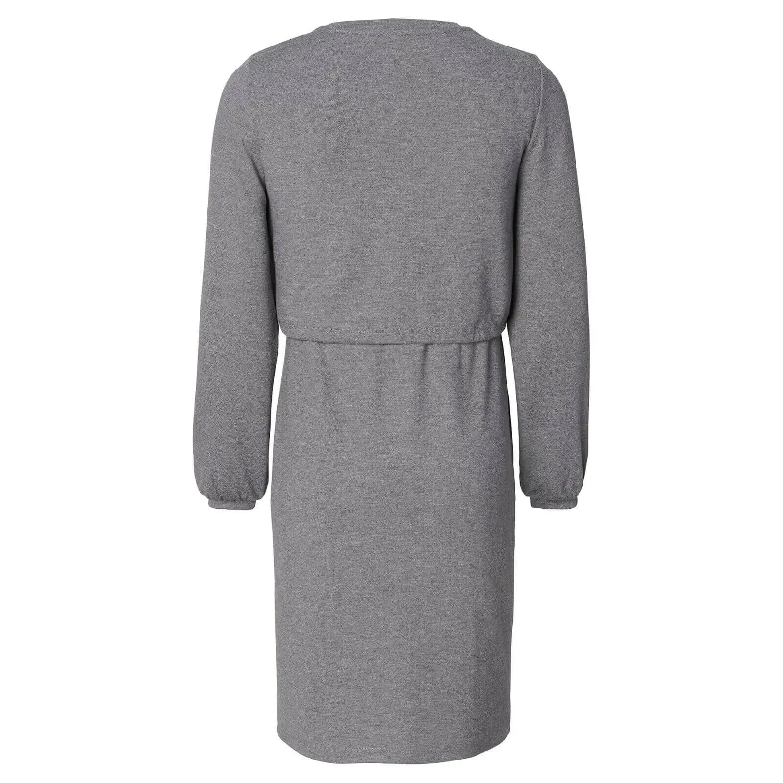 Esprit Long Sleeve Jersey Dress - Medium Grey