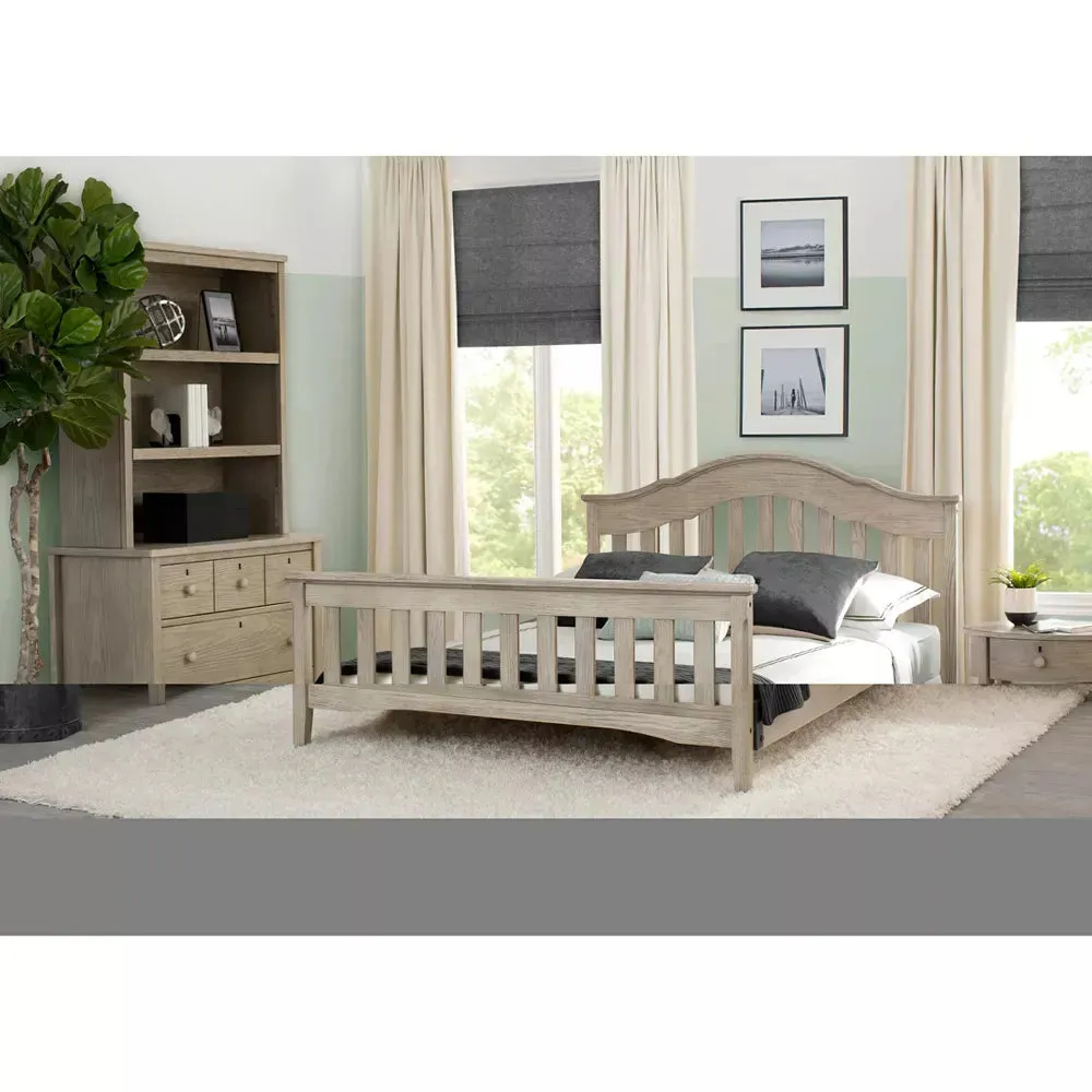Farmhouse 6-in-1 Convertible Crib - Textured Limestone (See Description)