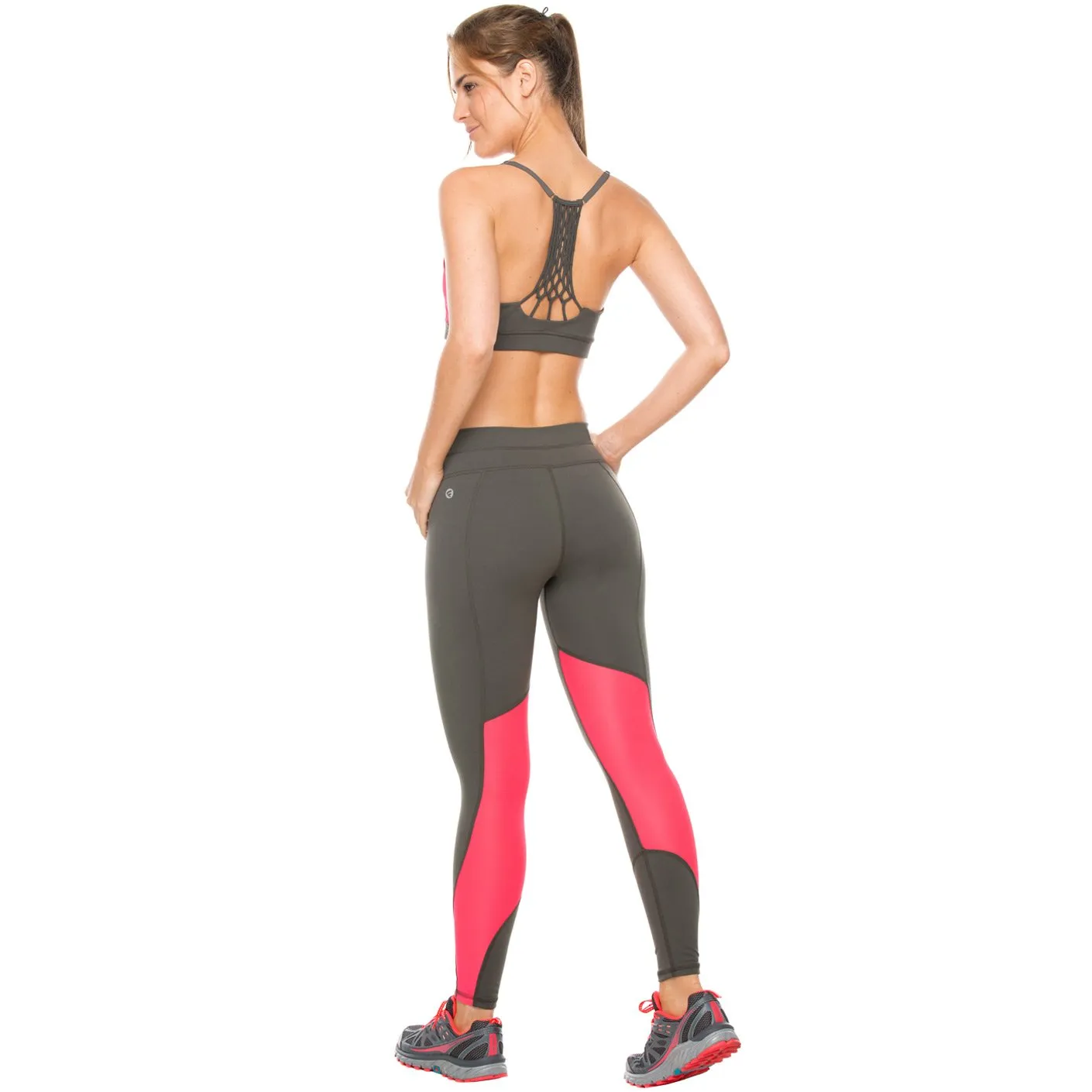 Flexmee 946102 Multi Panels Leggings  Activewear Workout Pants Trousers