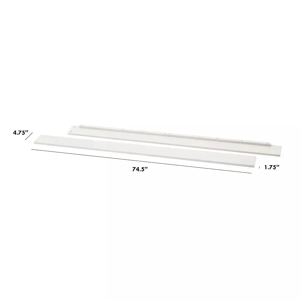 (Floor Model) Hidden Hardware Twin/Full Size Bed Conversion Kit - Warm White