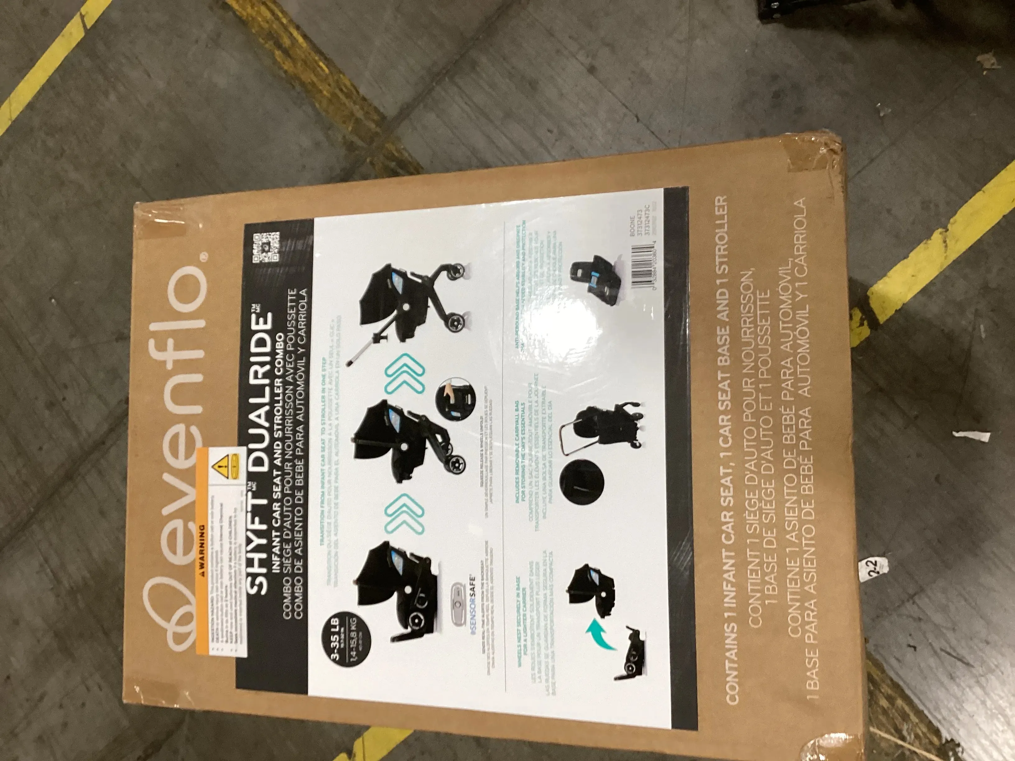 (Floor Model) Shyft DualRide Travel System - Boone Gray