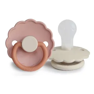 Frigg Daisy Silicone 2pk Biscuit   Cream