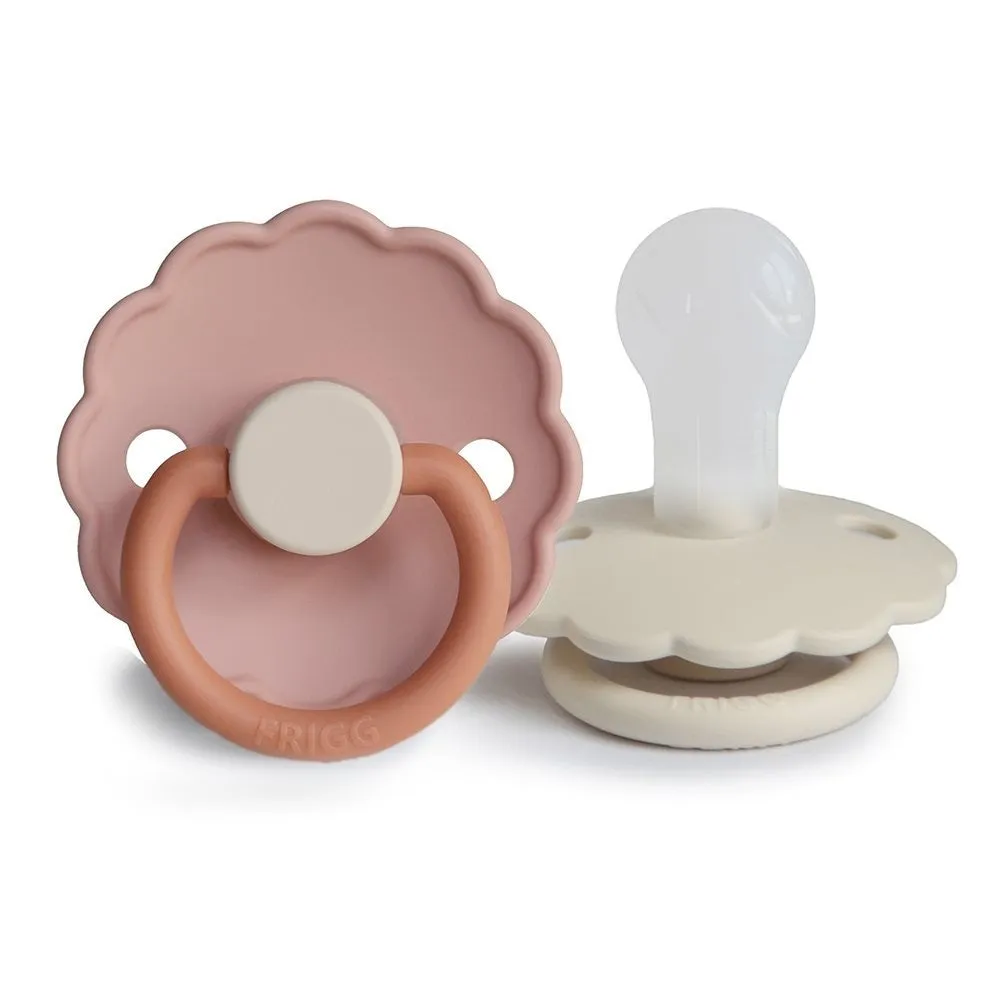 Frigg Daisy Silicone 2pk Biscuit   Cream