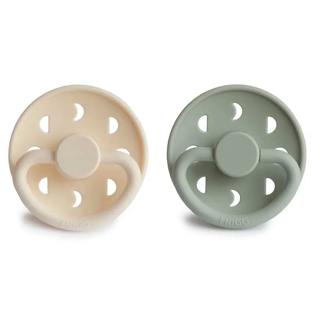 Frigg Moon Silicone 2pk Cream   Sage