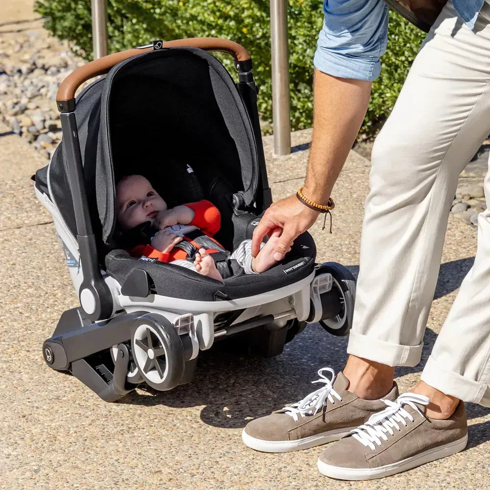 Gold Shyft DualRide with Carryall Storage Infant Car Seat - Onyx Black