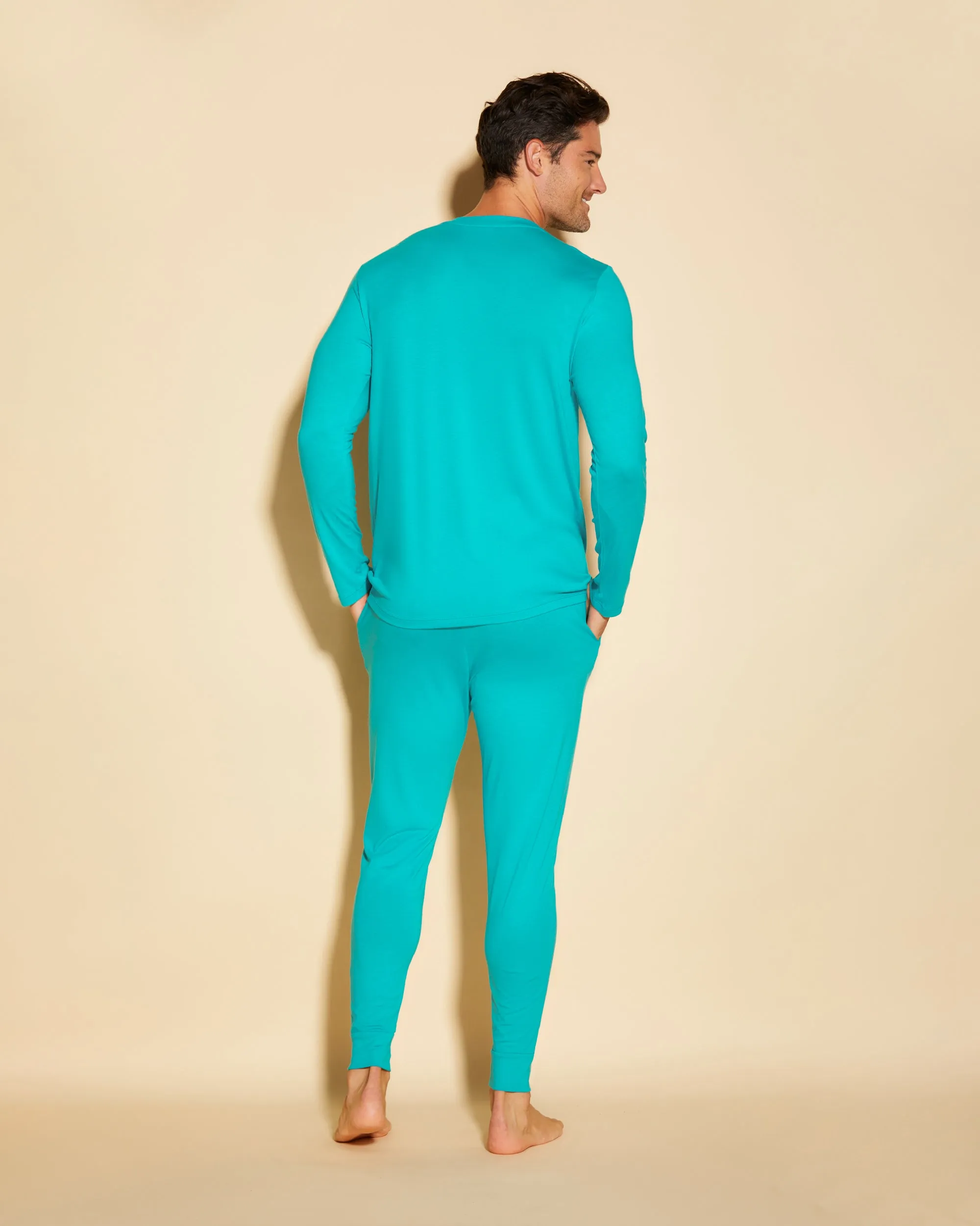 Henley & Jogger Pyjama-Set Für Männer