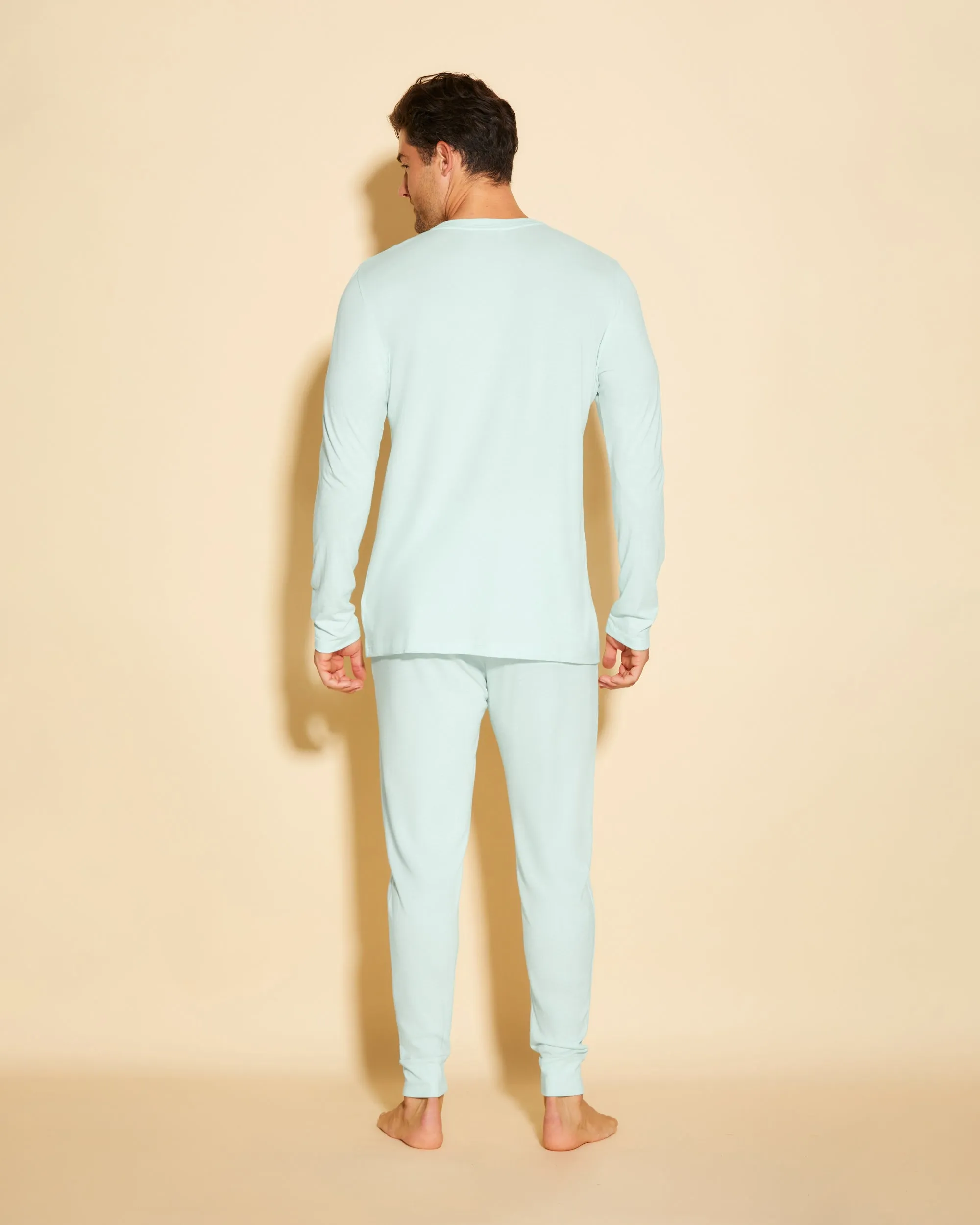 Henley & Jogger Pyjama-Set Für Männer