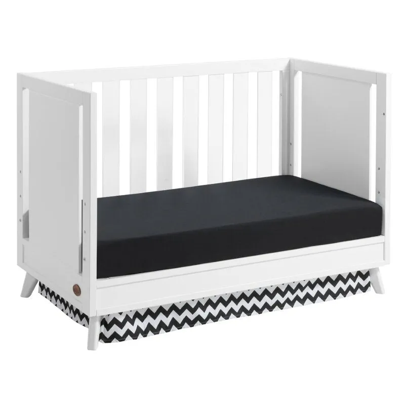 Holland Island 3-in-1 Convertible Acrylic Baby Crib - Green Guard Gold Certified - White