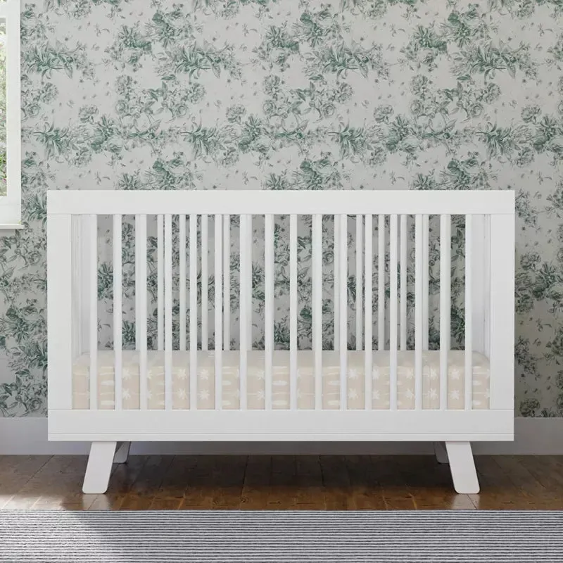 Hudson 3-in-1 Convertible Crib - White