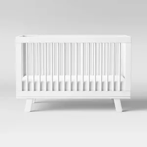 Hudson 3-in-1 Convertible Crib - White