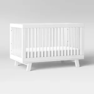 Hudson 3-in-1 Convertible Crib - White