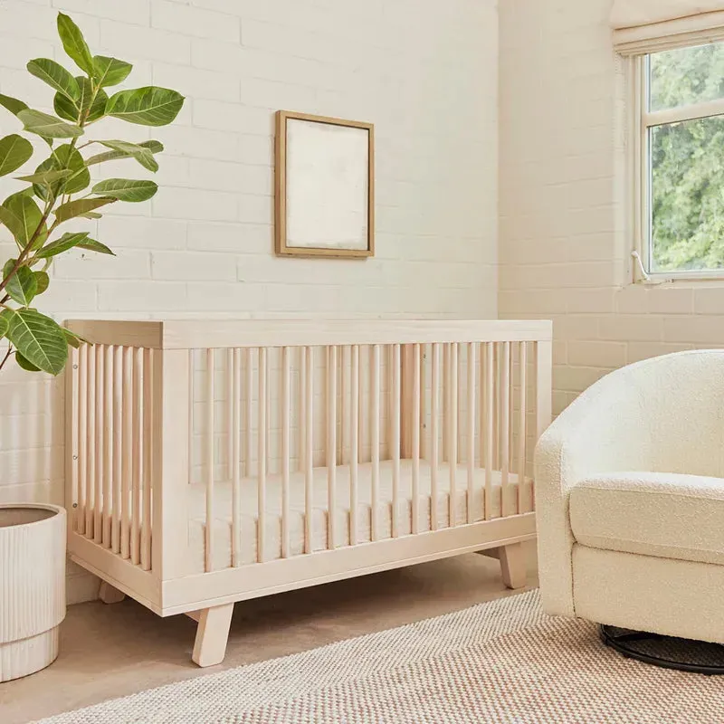 Hudson 3-in-1 Convertible Crib with Toddler Rail - Washed Natural