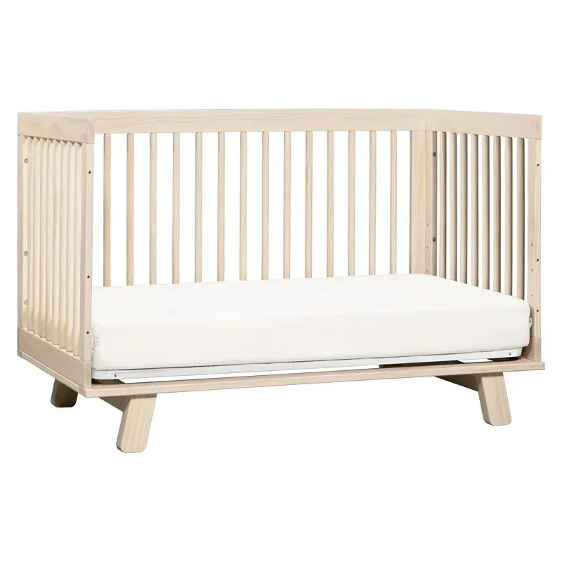 Hudson 3-in-1 Convertible Crib with Toddler Rail - Washed Natural