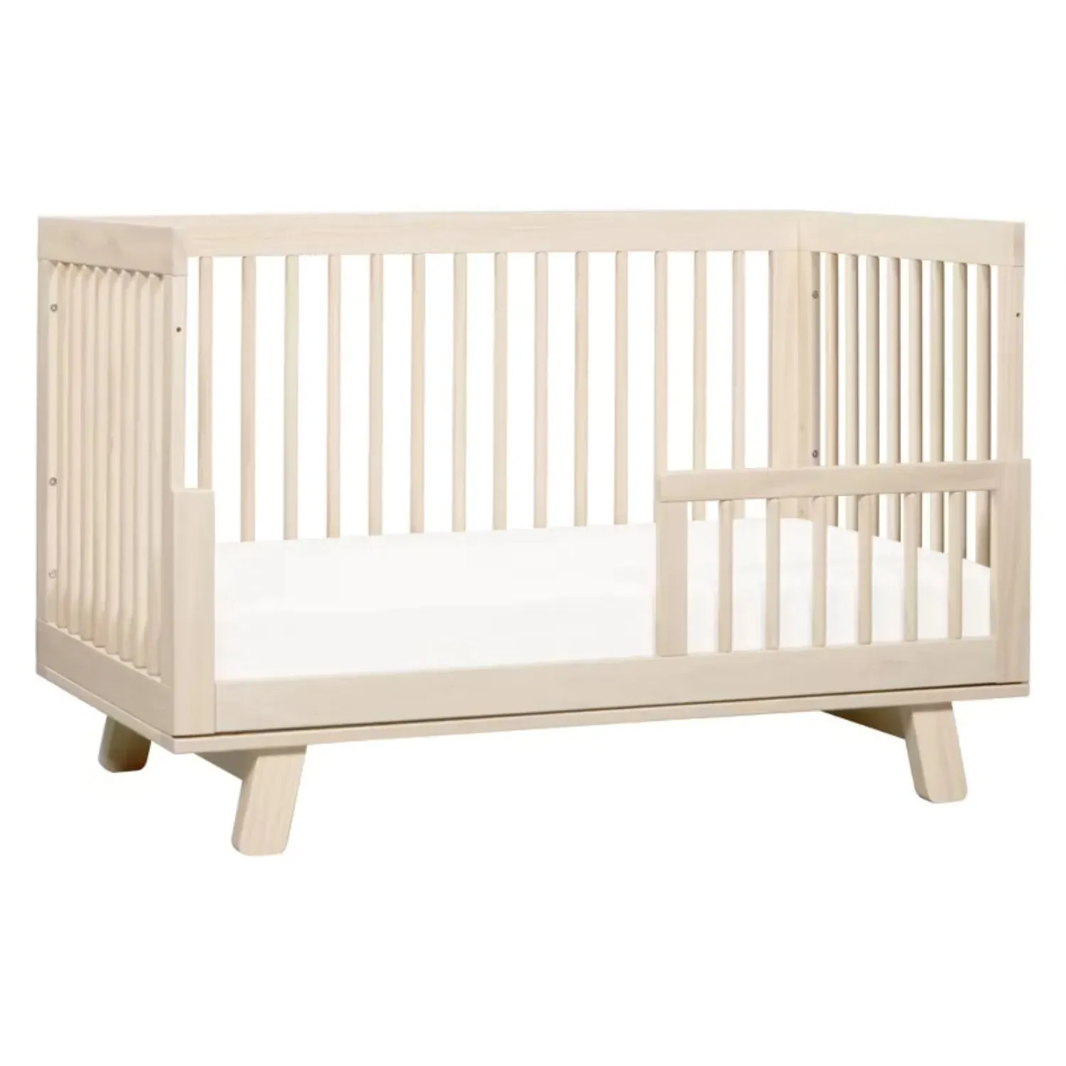 Hudson 3-In-1 Convertible Crib w/Toddler Bed Conversion Kit - Washed Natural