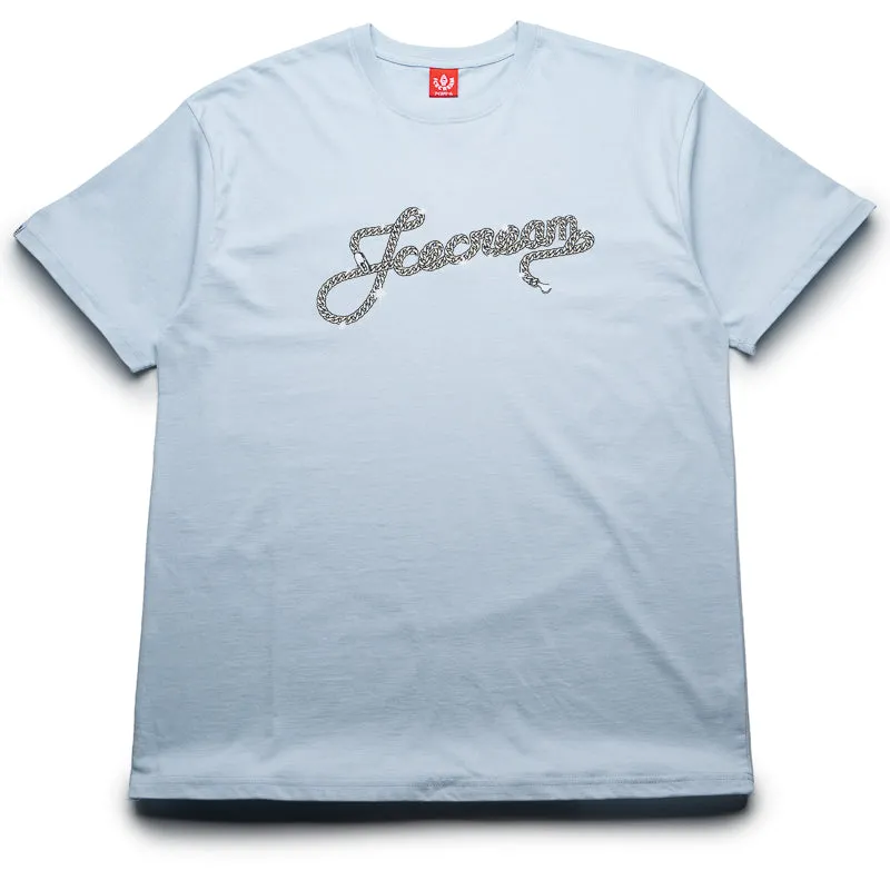 Ice Cream Bling Tee - Baby Blue