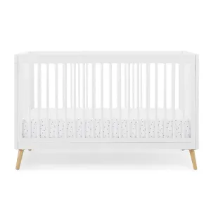 Jordan 4-in-1 Convertible Crib - Bianca White