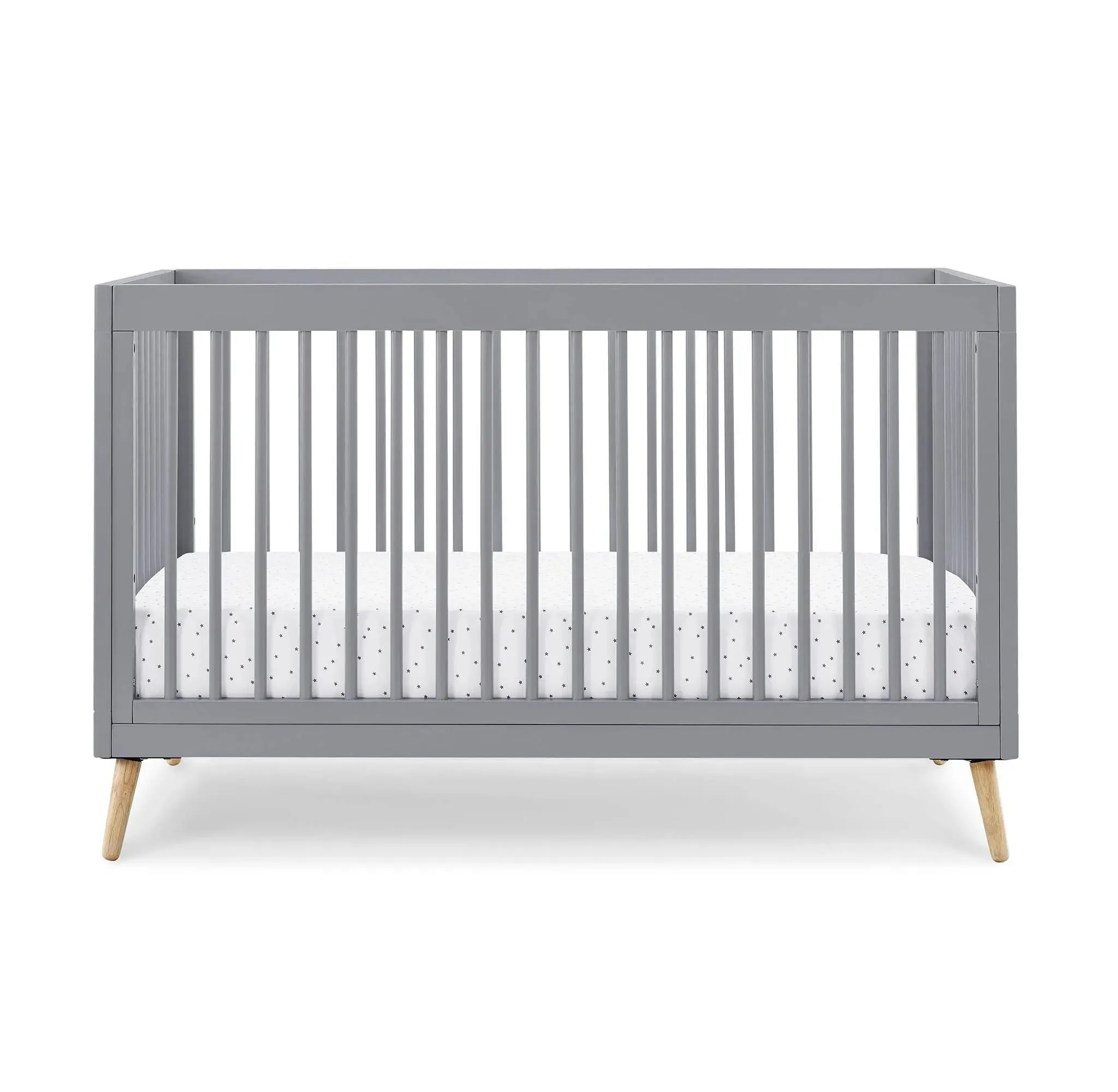 Jordan 4-in-1 Convertible Crib - Gray