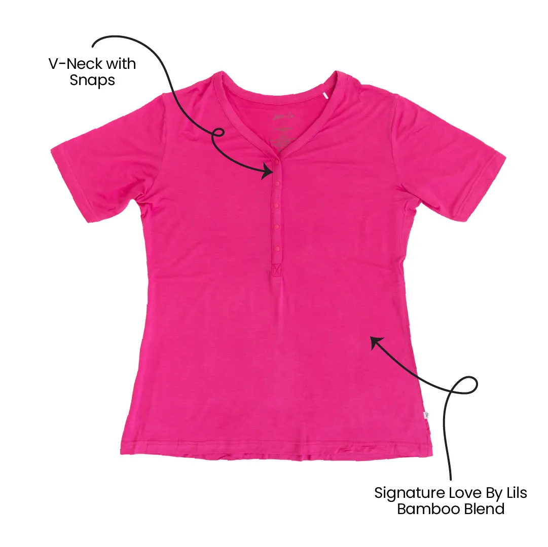 Journee Bamboo Women's Lounge Top