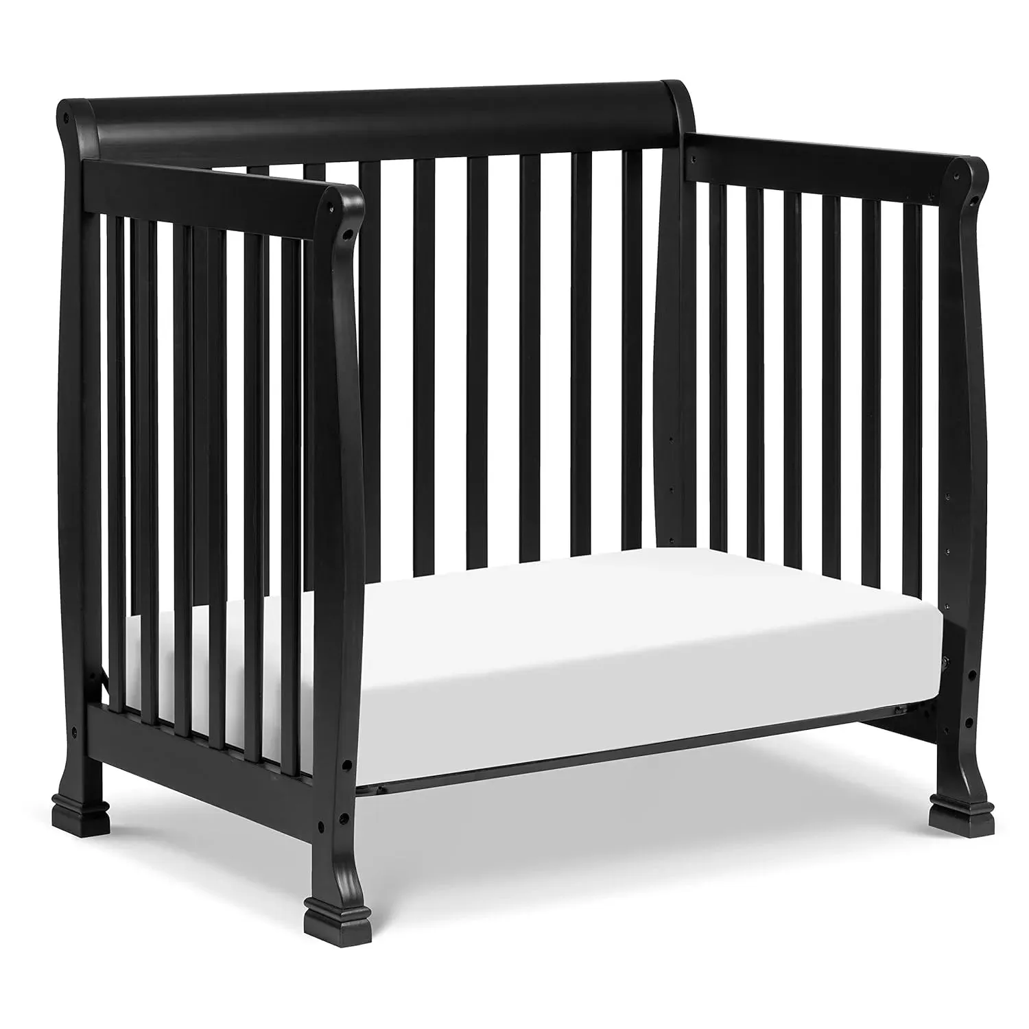 Kalani 4-in-1 Convertible Mini Crib - Black