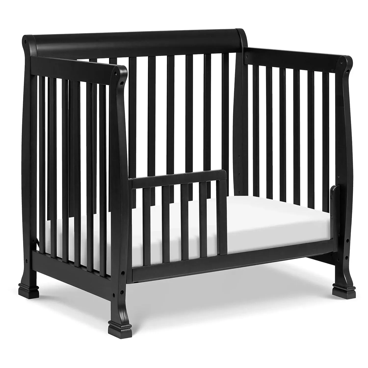 Kalani 4-in-1 Convertible Mini Crib - Black