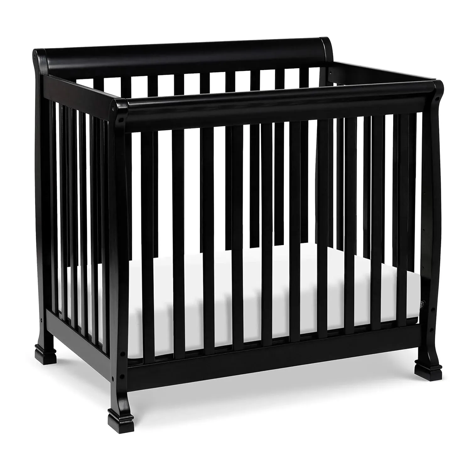 Kalani 4-in-1 Convertible Mini Crib - Black