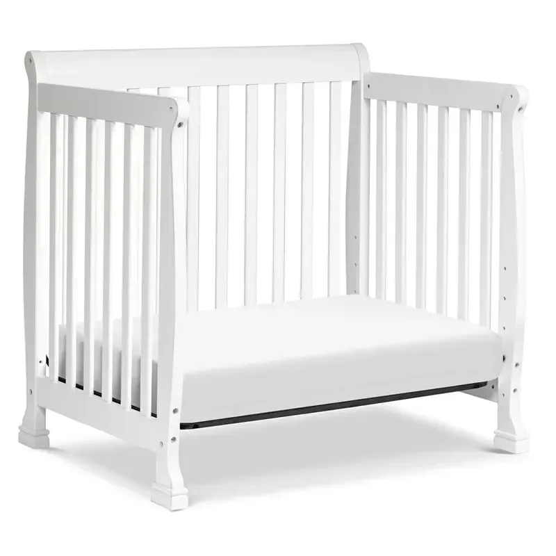 Kalani 4-in-1 Convertible Mini Crib - White