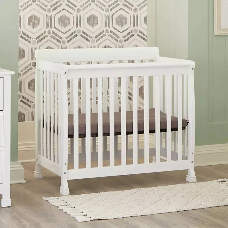 Kalani 4-in-1 Convertible Mini Crib - White