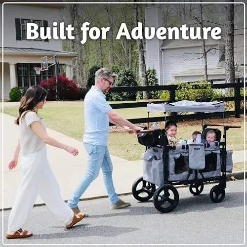 Keenz XC  Luxury Comfort Stroller Wagon 4 Passenger - Grey