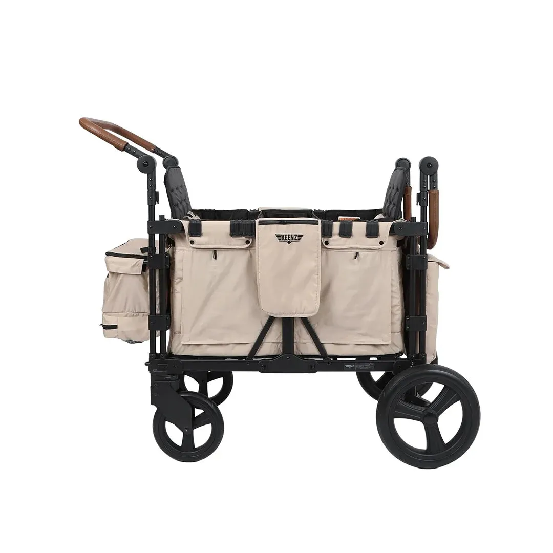Keenz XC  Luxury Comfort Stroller Wagon 4 Passenger- Mocha