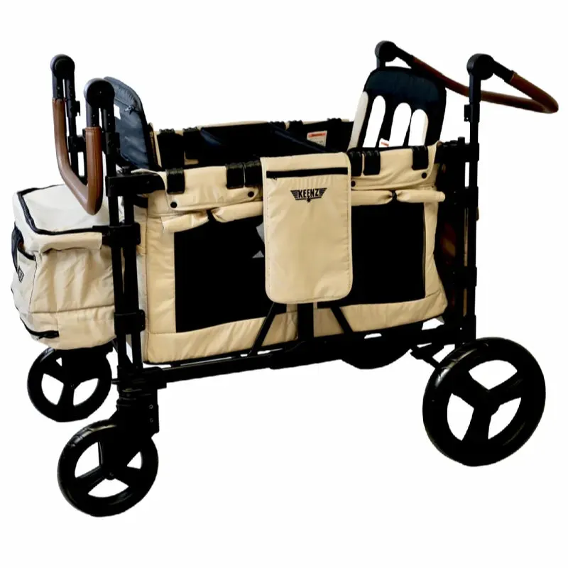 Keenz XC  Luxury Comfort Stroller Wagon 4 Passenger- Mocha