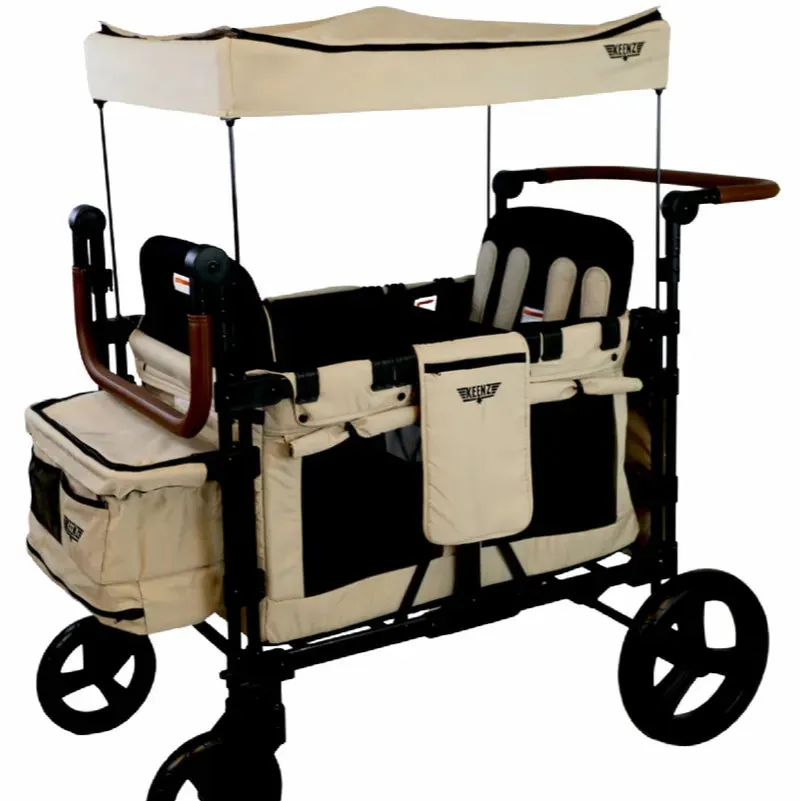 Keenz XC  Luxury Comfort Stroller Wagon 4 Passenger- Mocha