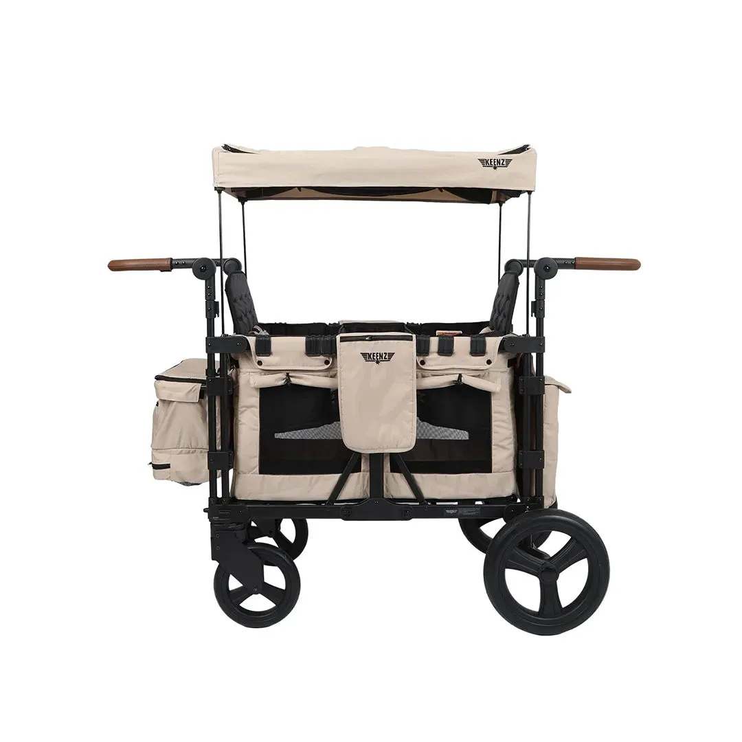 Keenz XC  Luxury Comfort Stroller Wagon 4 Passenger- Mocha