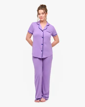 Kurzärmeliges Top & Hose Pyjama-Set