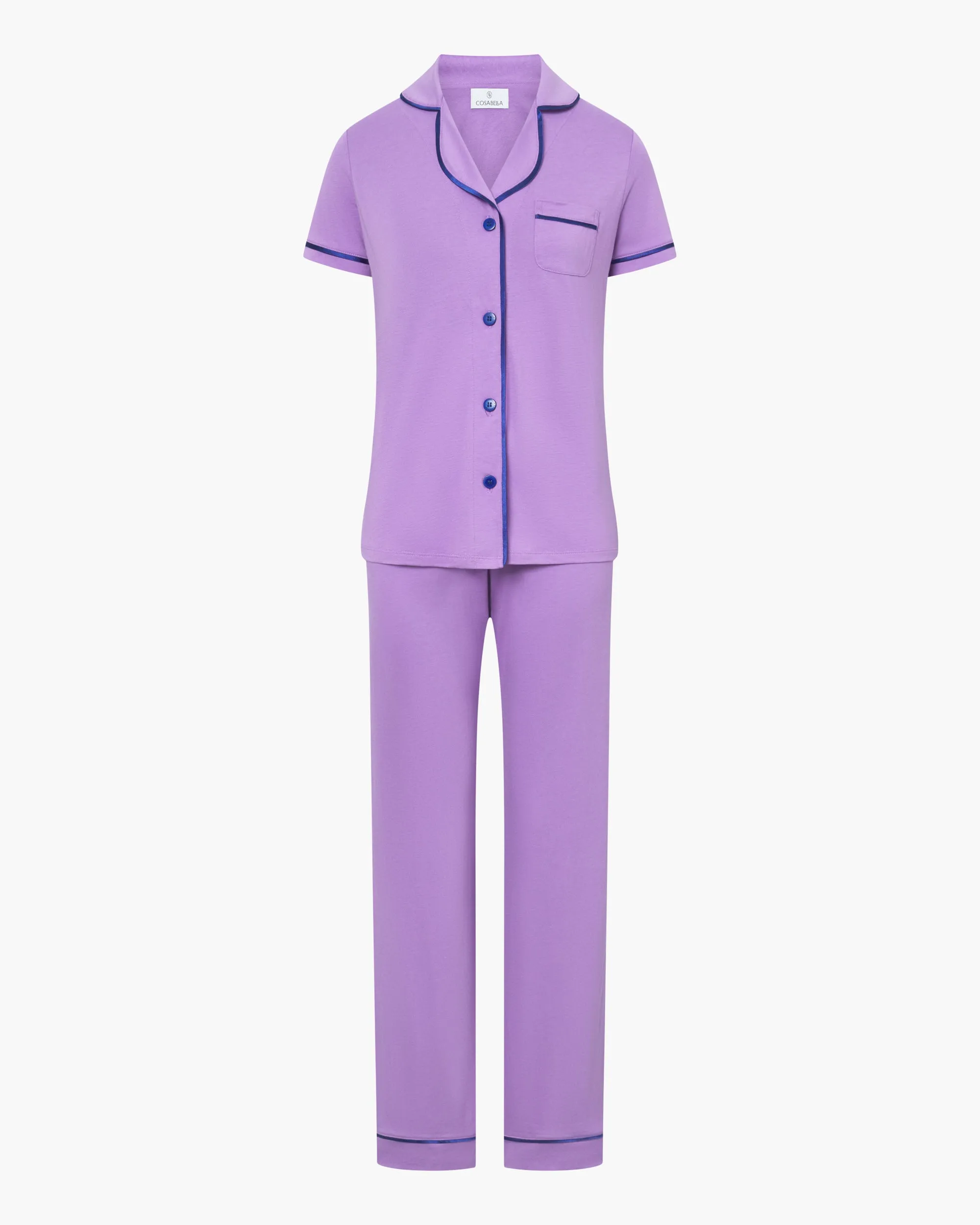 Kurzärmeliges Top & Hose Pyjama-Set