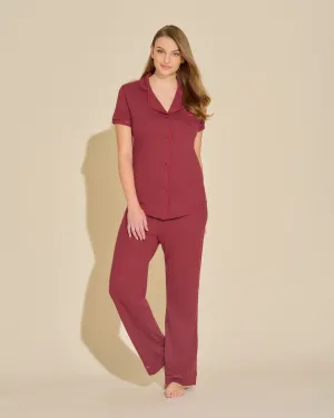 Kurzärmeliges Top & Hose Pyjama-Set