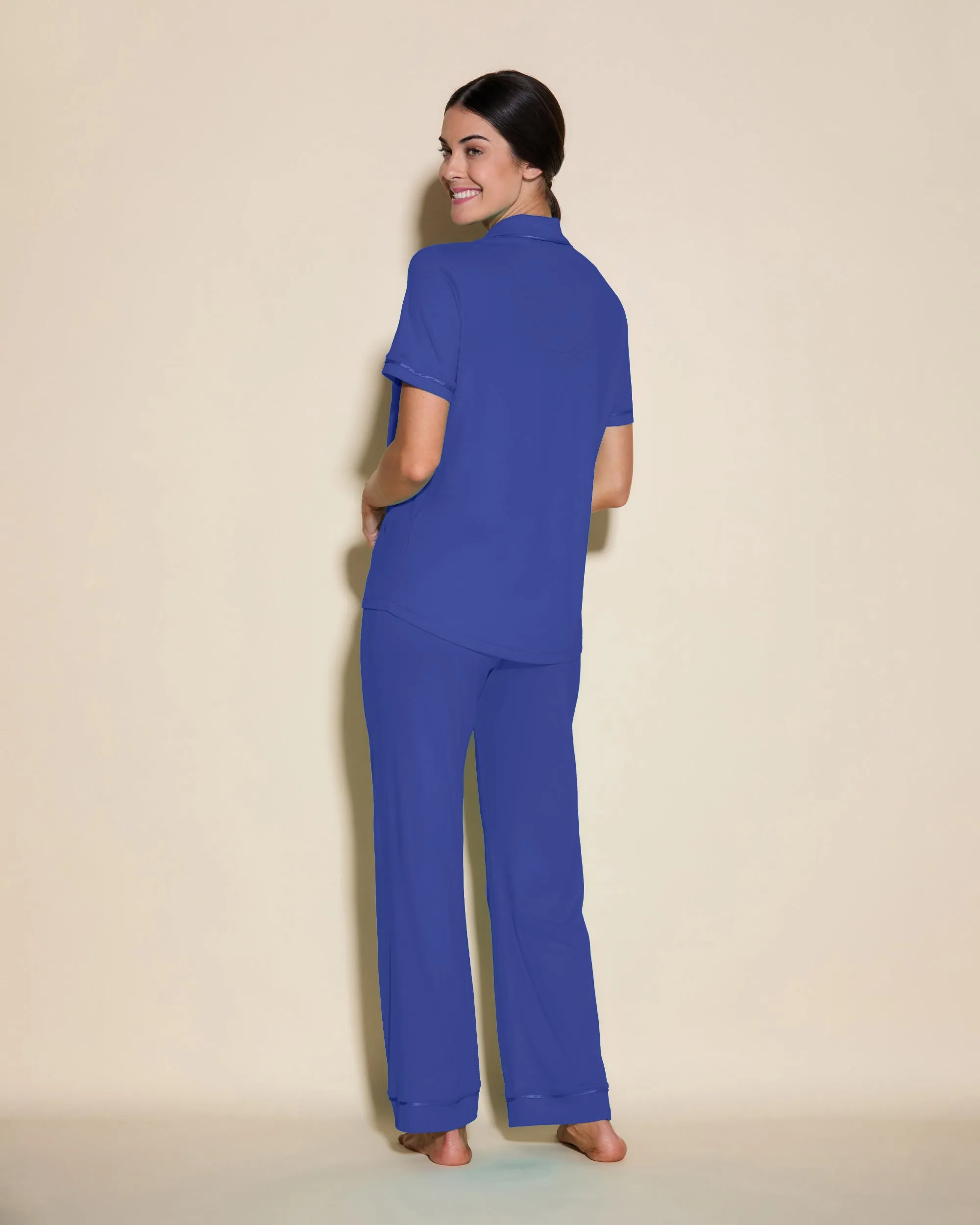 Kurzärmeliges Top & Hose Pyjama-Set