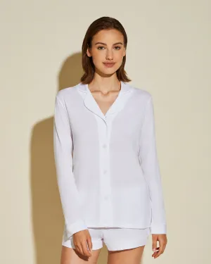 Langärmeliges Top & Boxer Pyjama-Set