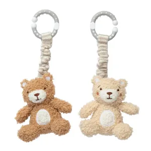 Living Textiles 2pk Stroller Toy Cuddly Bears