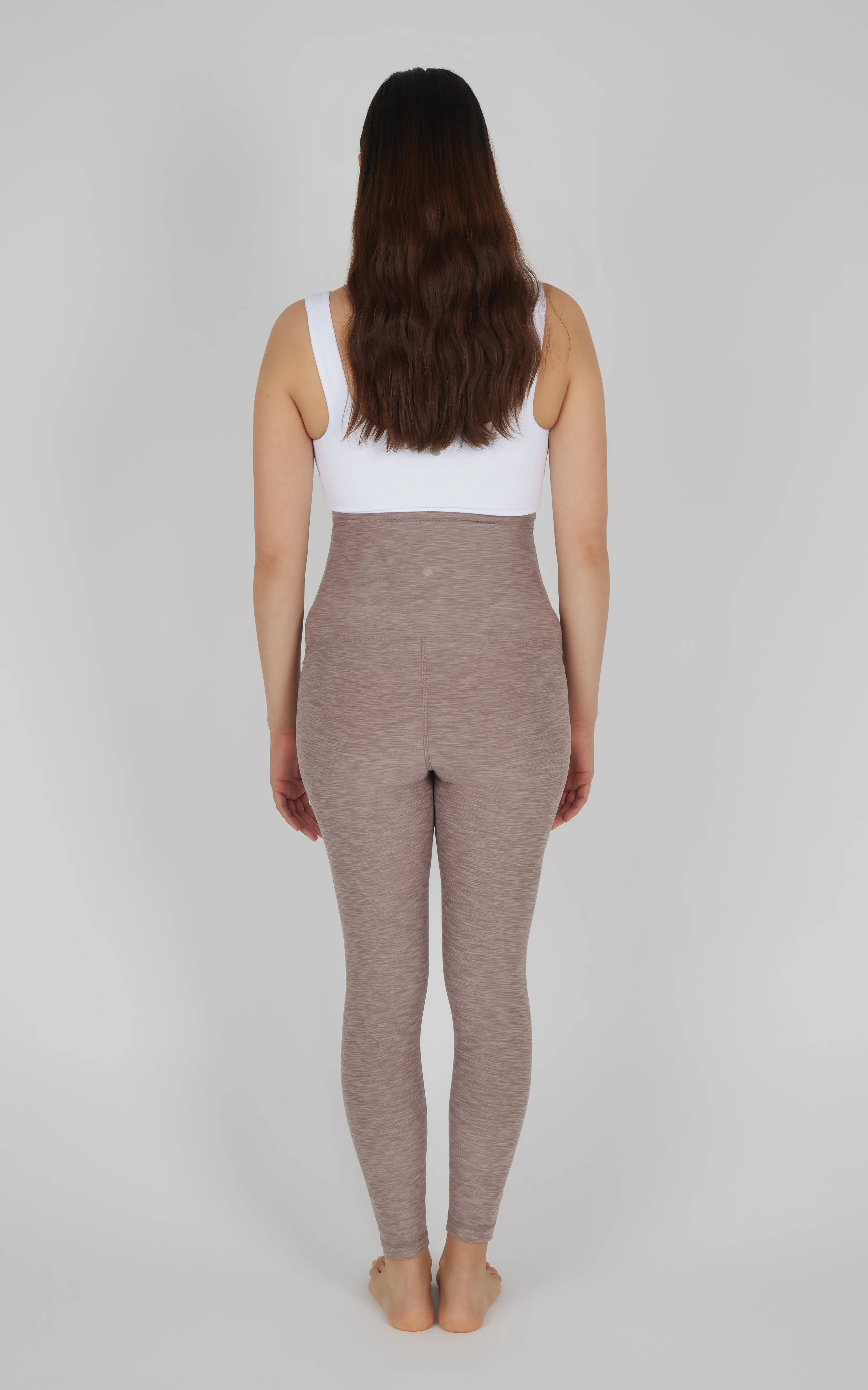 Maternity Heathered Lux Ankle Legging