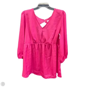 Maternity Top Short Sleeve By Isabel Maternity, Size: L