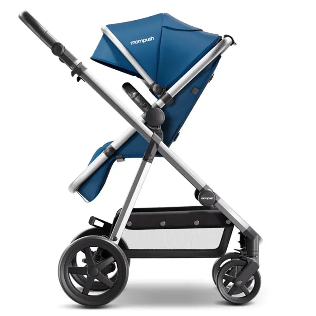 Meteor Stroller - Navy / Silver Frame