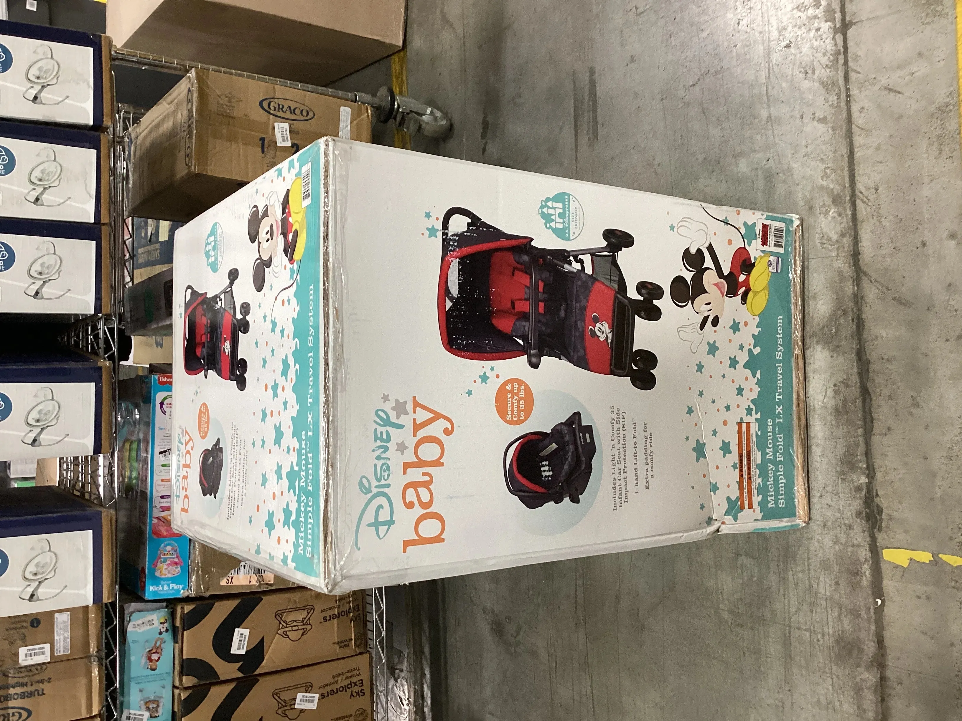 Mickey Mouse Simple Fold LX Travel System - Mickey Blogger