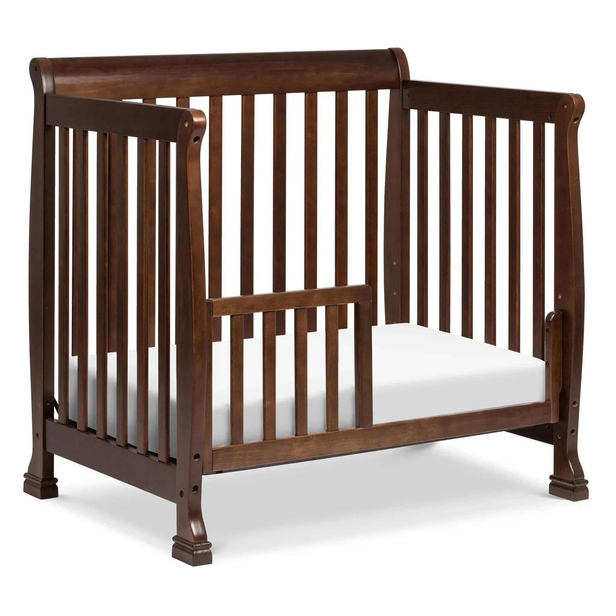 Mini Toddler Bed Conversion Kit for Kalani and Autumn Mini Crib - Espresso