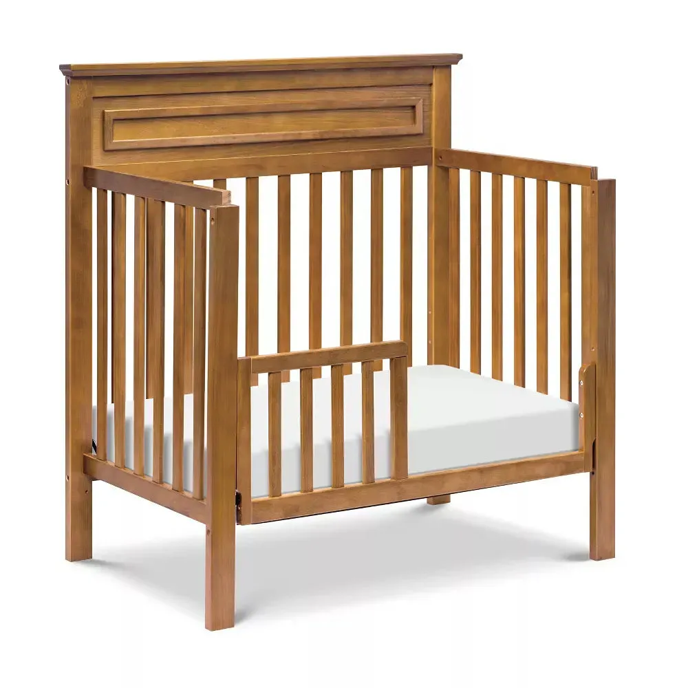 Mini Toddler Bed Conversion Kit for Mini Crib - Chestnut