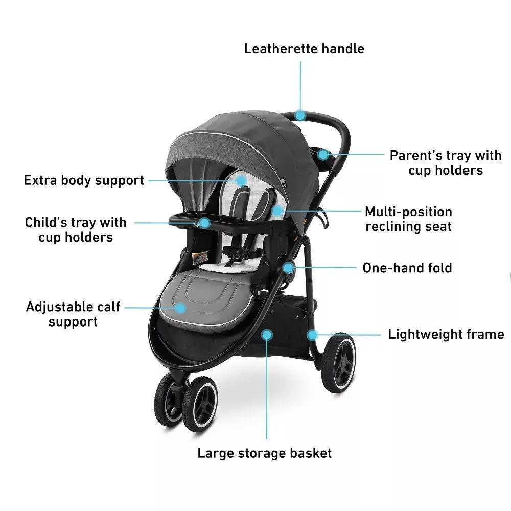 Modes™ 3 Lite Platinum Travel System - Wit Grey
