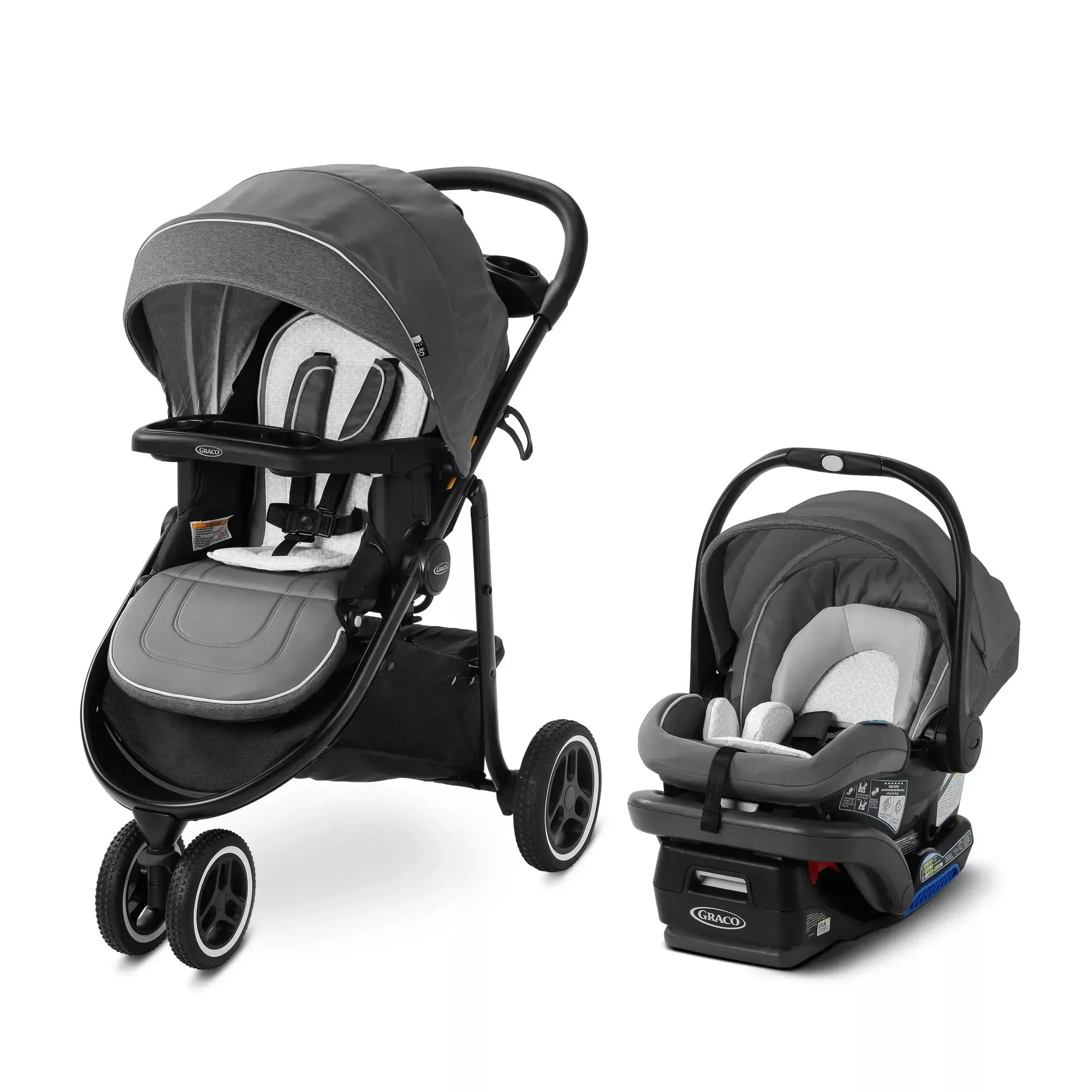 Modes™ 3 Lite Platinum Travel System - Wit Grey