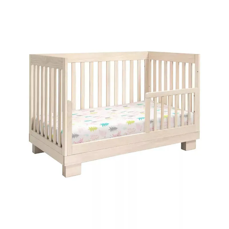 Modo 3-in-1 Convertible Crib with Toddler Rail - Natural