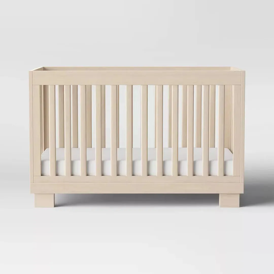 Modo 3-in-1 Convertible Crib with Toddler Rail - Natural